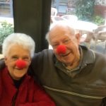 Red Nose Day 2016 couple hugging
